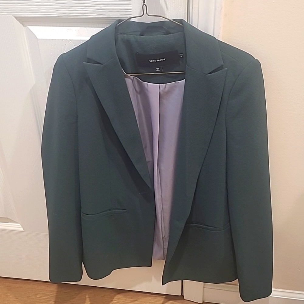 Vero Moda size 36 blazer jacket,hunter green